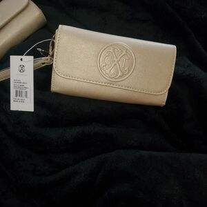 Christian Lacroix Elegant Gold Wristlet